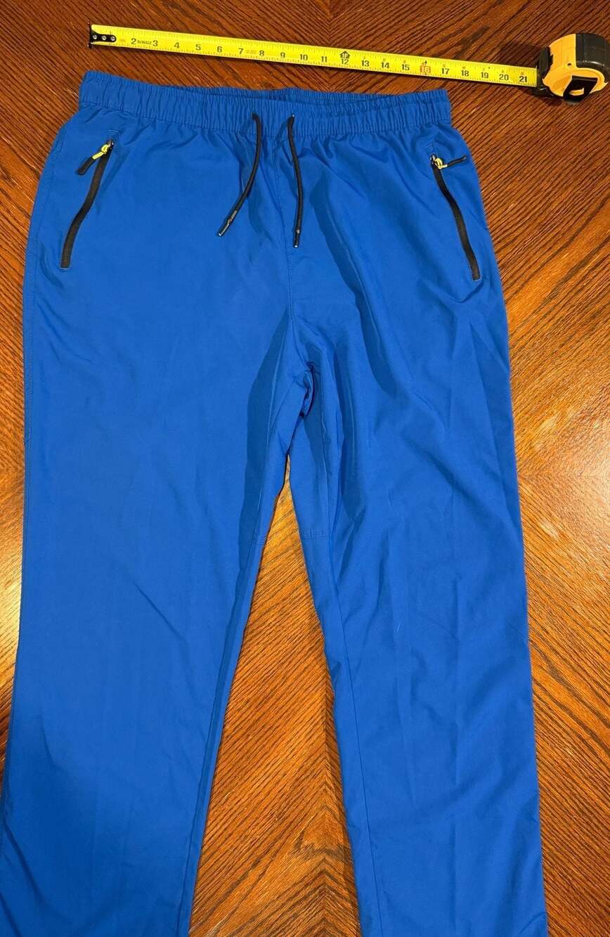 Blue Lightweight Stretch Performance Joggers